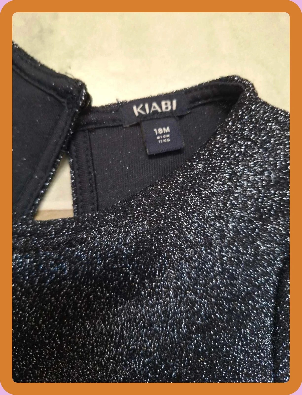 Pailletten jurk Kiabi 18 maanden – photo 2